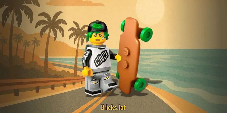 Longboardista LEGO minifiguras series 27